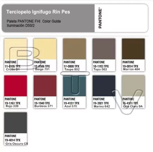VELOURS IGNIFUGÉ RIN PES 390 g