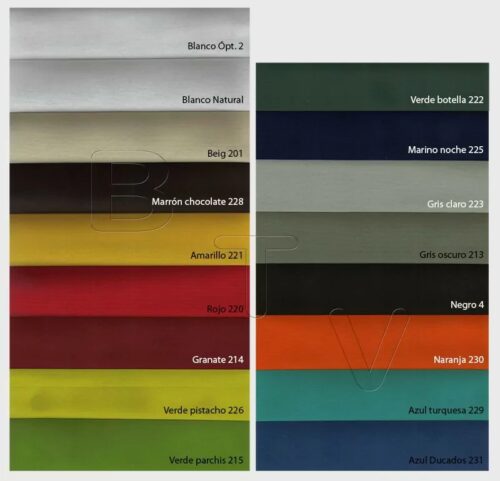 Loneta Duero 200 g: Gama Colores