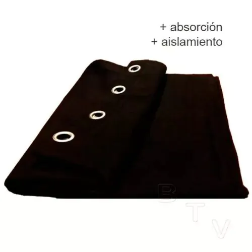 Cortina Absorción Acústica Molton Sella 500g 890 x 600 cm Cortina Absorción Acústica Molton Sella 500g 890 x 600 cm