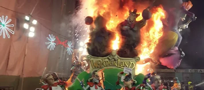 protecion fachadas falla plaza merce